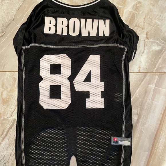 Dog Football Jersey #84 Brown Size Large - Picture 1 of 3